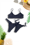 BIKINI 3 PACK BLACK TIE SIDE
