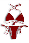RED BIKINI THONG TRIANGLE