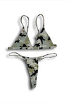 BIKINI CAMO TRIANGLE THONG