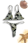 BIKINI CAMO TRIANGLE THONG