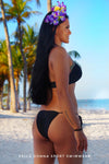 CROSSOVER THONG BIKINI SWIMSUIT REVERSE TRIANGLE.