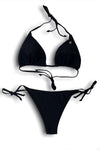 BIKINI TRIANGLE  SIDE DRAWSTRING THONG SWIMSUIT