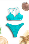 SOLID WIRELESS BIKINI TURQUOISE